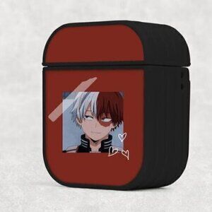 MHA Todoroki Red Airpod Case